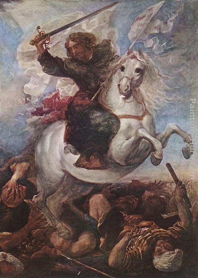 Juan Carreno De Miranda St James the Great in the Battle of Clavijo